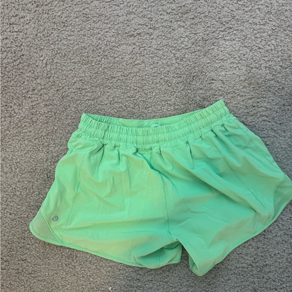 Lululemon Athletica Mint Green Athletic Shorts